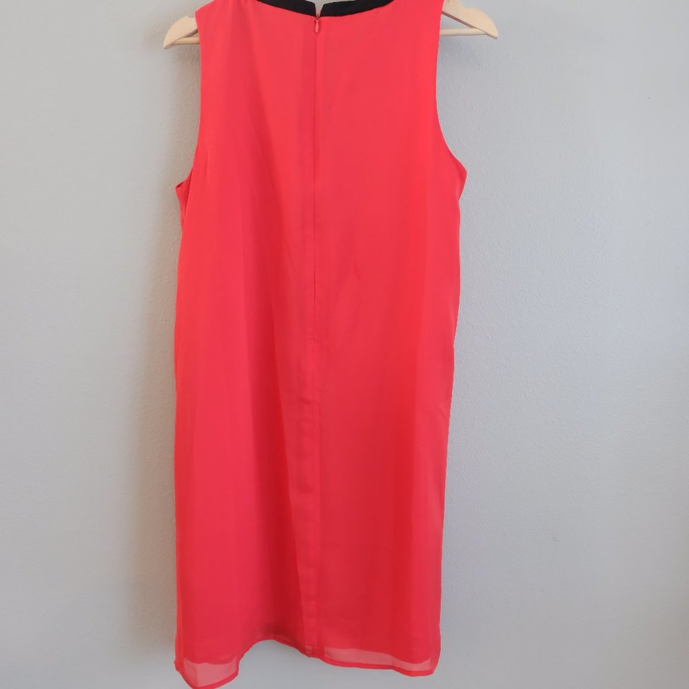 Metaphor Red Color Block Dress - Picture 3 of 6
